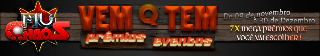 Logotipo de Pagina Promocional Vem que Tem MuOnline 